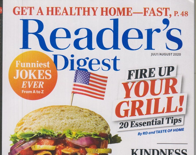 Reader's Digest July August 2020 Fire Up Your Grill! Funniest Jokes Ever  (Magazine: General Interest)