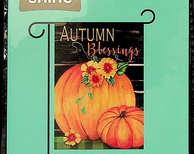 Rain or Shine Autumn Blessings Art Flag (Small Garden Flag)