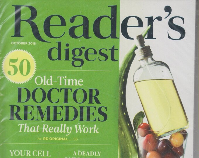 Reader's Digest October 2018 50 Old Time Doctor Remedies, Edible Foods, Superstitions (Magazine: General Interest)