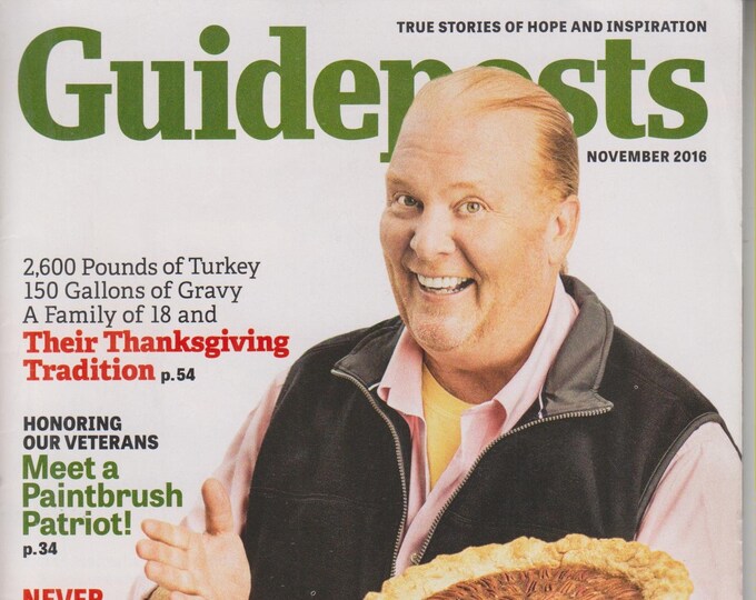 Guideposts November 2016 Mario Batali Feeding the Soul  (Magazine, Inspirational)