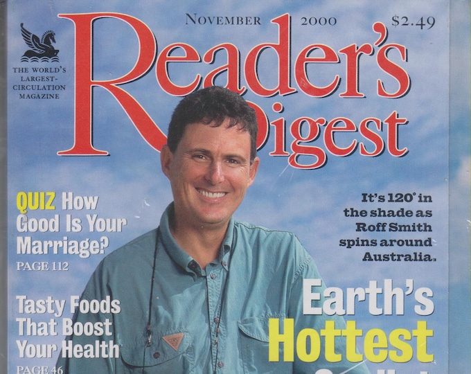 Reader's Digest November 2000 Roff Smith, Marriage, Health, America's Dangerous (Magazine: General Interest)