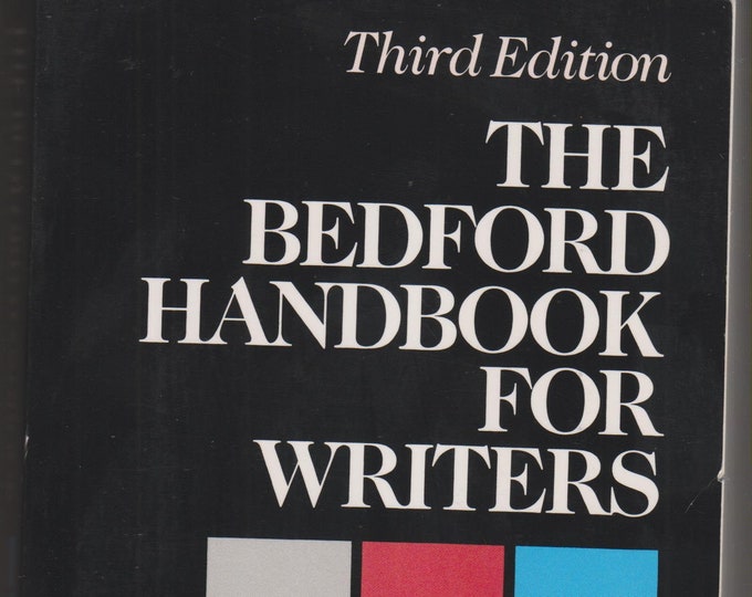 The Bedford Handbook For Writers by Diana Hacker (Paperback, Reference, Writing)  1991