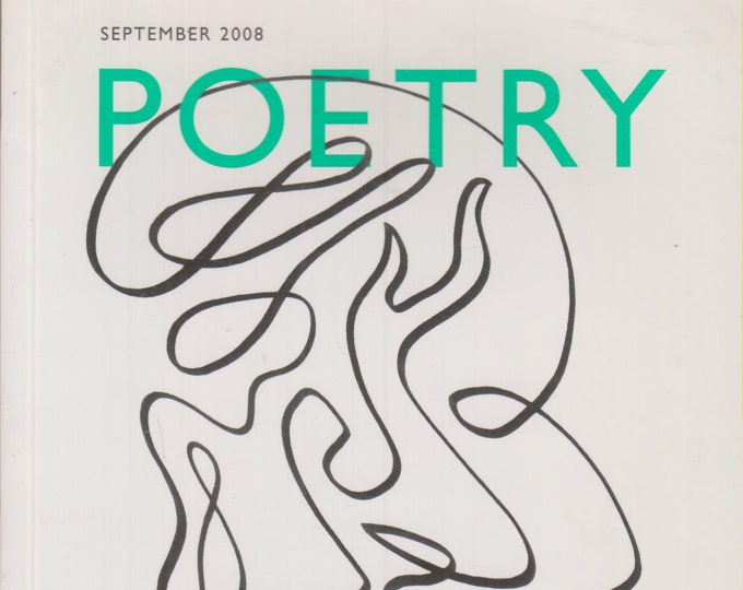 Poetry September 2008 Featuring Elizabeth Arnold, Clive, James, Philip Larkin  (Softcover Magazine: Poetry) 2008