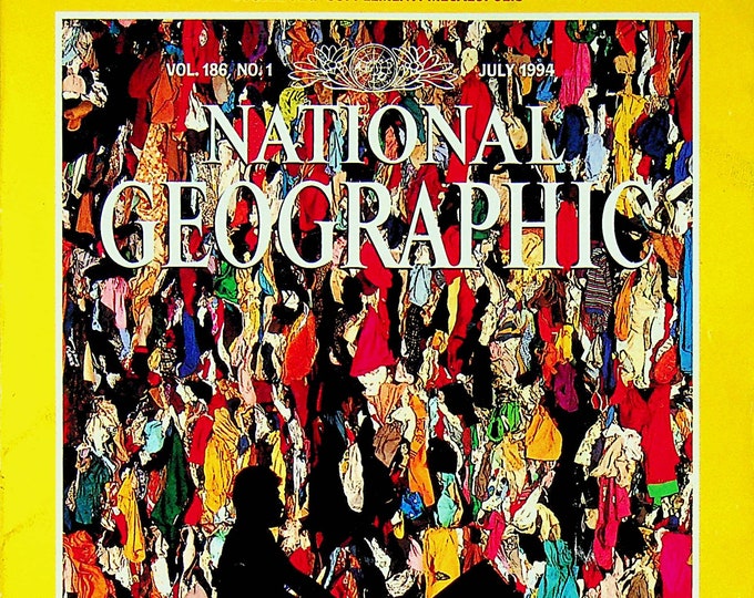 National Geographic July 1994 Recycling, Boston, Viruses, San Diego, Northern Goshawks(Magazine Nature, Geography)