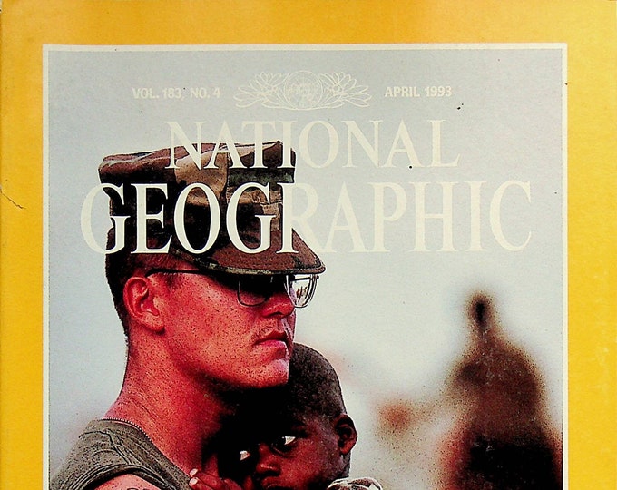 National Geographic April 1993 Andrew Aftermath; Cairo; Arctic Crown; Crocodile; Mauritius  (Magazine: Nature; Geography)