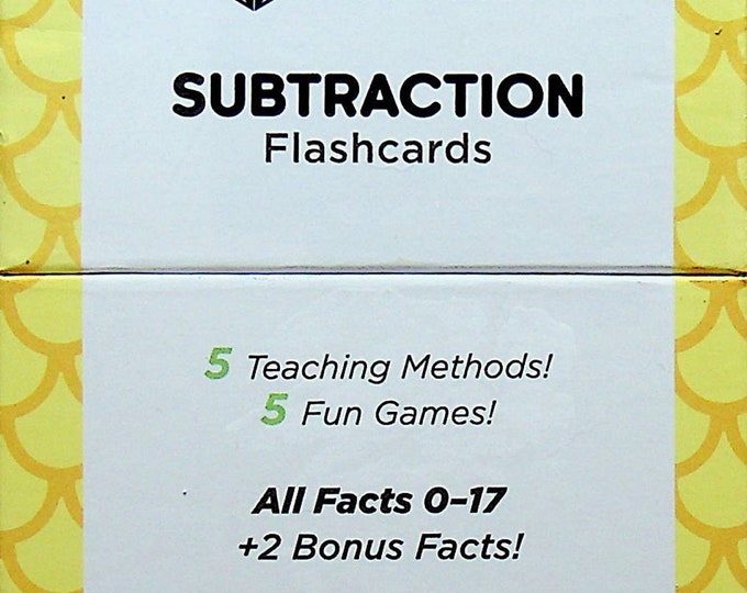 Think Tank Scholar Subtraction Flashcards 173 Cards, 5 Fun Games, 5 Teaching Methods (Children's, Educational, Teacher)