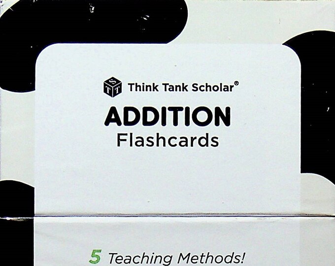 Think Tank Scholar Addition Flashcards 173 Cards, 5 Fun Games, 5 Teaching Methods (Children's, Educational, Teacher)