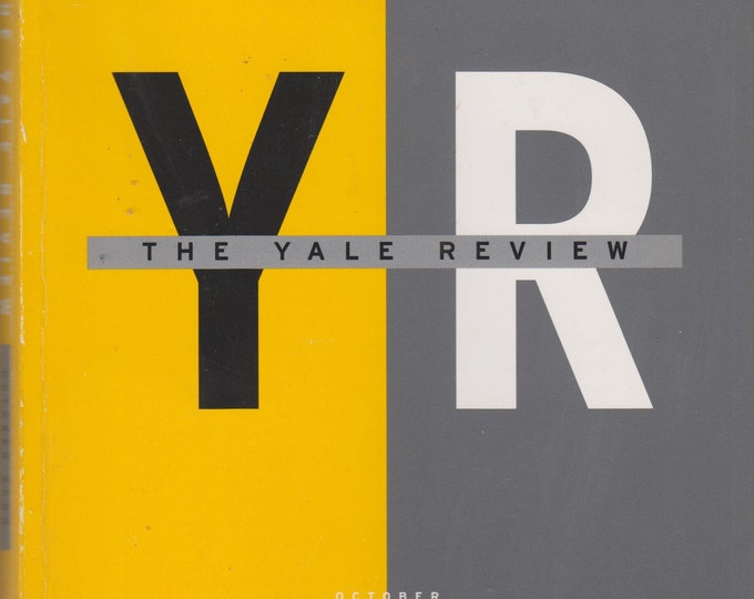 The Yale Review October 2000 Volume 8.8 No. 4  (Paperback: Poetry, Fiction, Review)