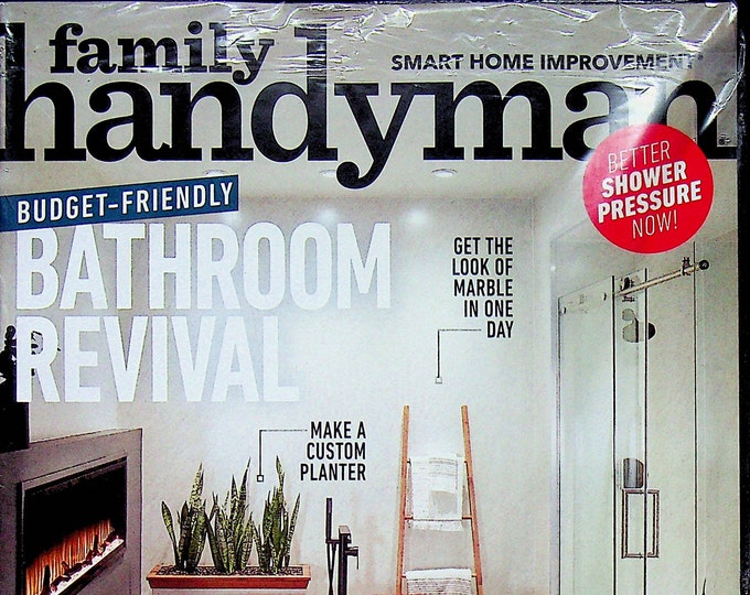 Family Handyman October November 2021 Budget Friendly Bathroom Revival (Magazine: DIY, Home Improvement)