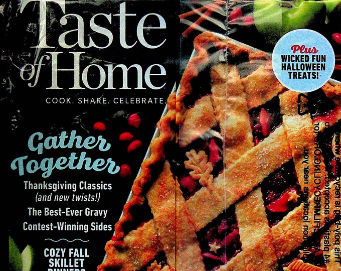 Taste of Home October November 2021 Gather Together Thanksgiving Classics With a New Twists  (Magazine: Cooking, Recipes)