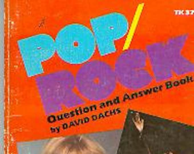 Pop/Rock Question and Answers Book (Vintage Scholastic Book TK 3717) (Paperback Nonfiction  Music)  1977