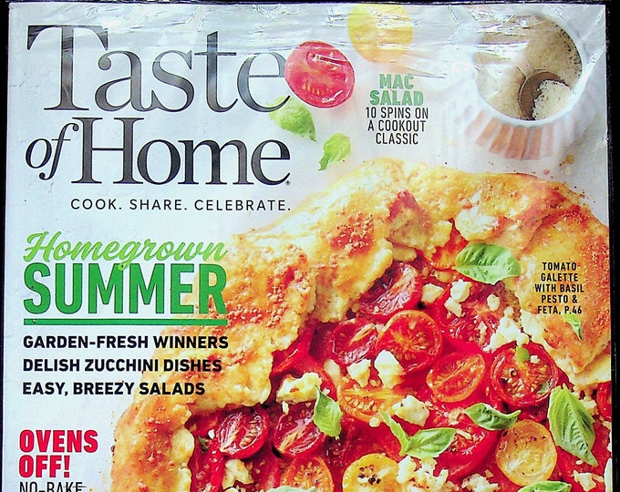 Taste of Home June July 2021 Homegrown Summer  (Magazine: Cooking, Recipes)