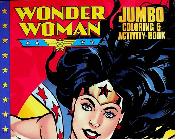Wonder Woman Jumbo Coloring and Activity Book  (Coloring Book: Wonder Woman) 2018
