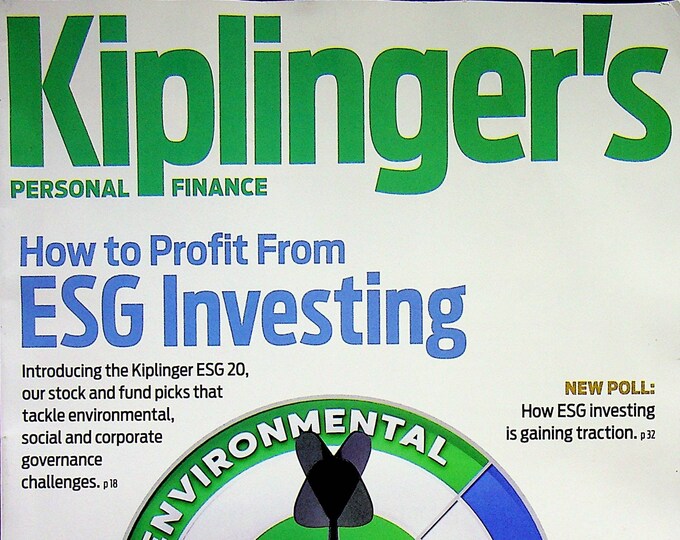 Kiplinger's November 2021 How to Profit From ESG Investing (Magazine: Personal Finance)