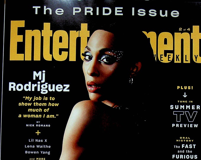 Entertainment Weekly June 2021 MJ Rodriquez - The Pride Issue  (Magazine: Movies, Music, TV, Celebrities)