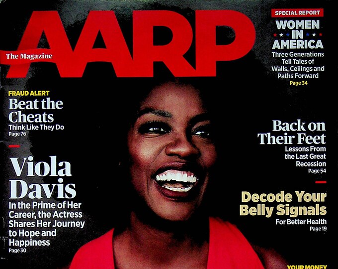 AARP December 2020 January 2021 Viola Davis, The Night John Lennon Died, Women in America (Magazine: General Interest)