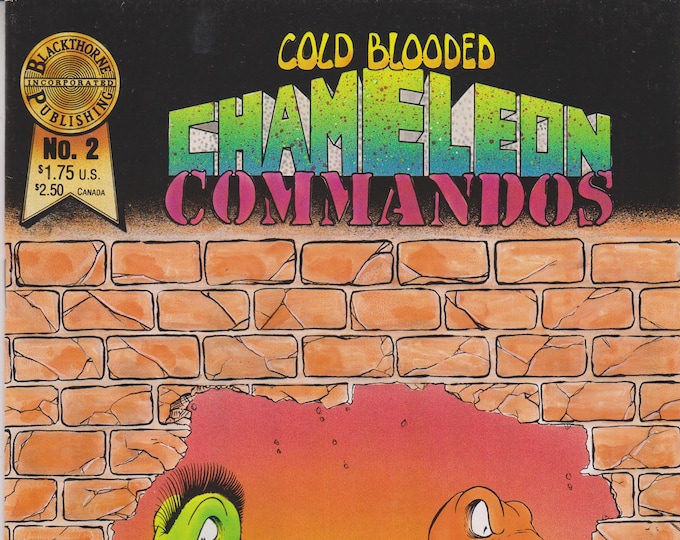 Blackthorne Publishing 1986  No. 2 Cold Blooded Chameleon Commandos  (Copper Age Comic:  Chameleon Commandos ) 1986