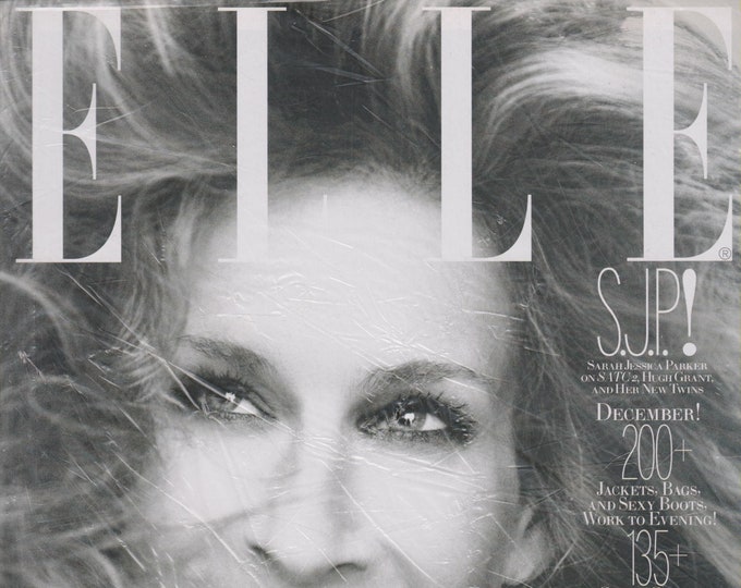 Elle December 2009 Sarah Jessica Parker  (Magazine: Women's, Fashion)