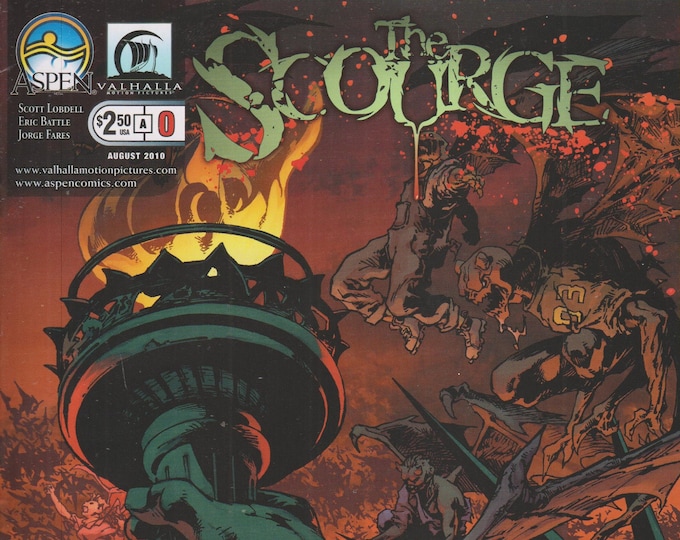 Aspen Valhalla  #0  The Scourge  Cover A August 2010  (Comic: Science Fiction, Fantasy)