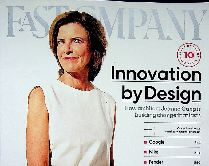 Fast Company October 2021 Jeanne Gang - Innovation by Design (Magazine, Business)