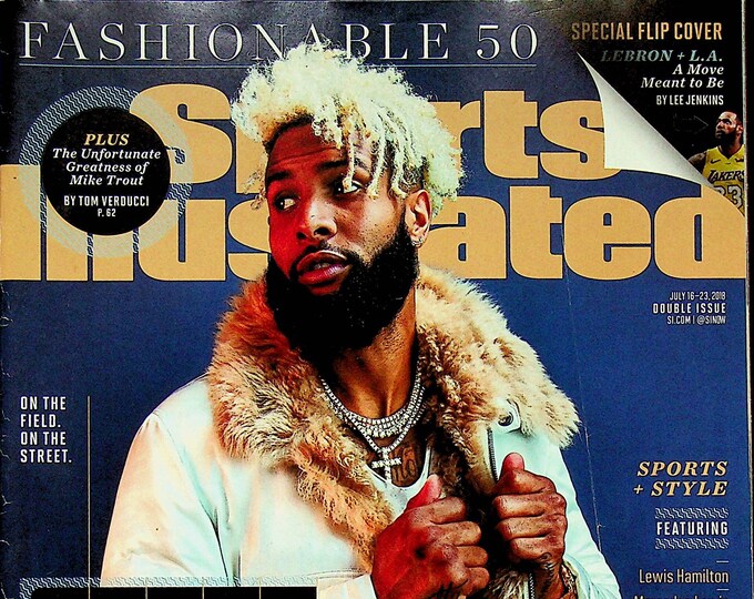 Sports Illustrated July 16-23, 2018 Odell Beckham Jr. Flip Side - LeBron James and L.A.  (Magazine: Sports)