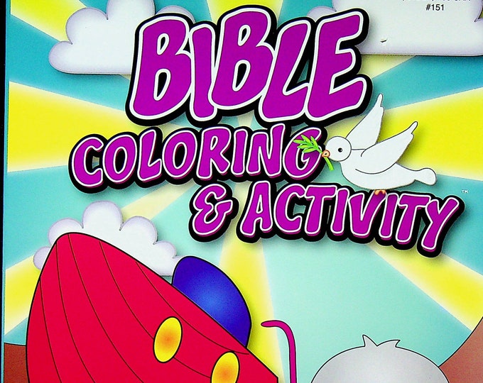 Bible Coloring & Activity Book (Noah's Ark Cover) (Softcover: Children's, Coloring Book, Religious) 2017