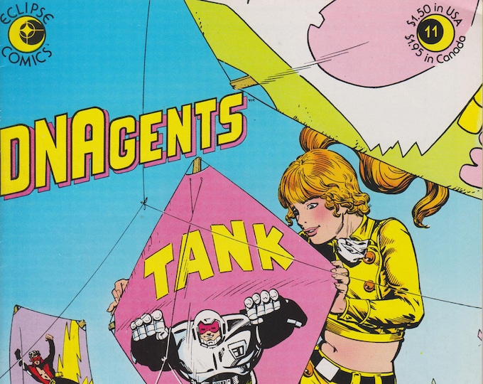 DNAgents #11 Eclipse Comics  May 1984 (Copper Age Comic)