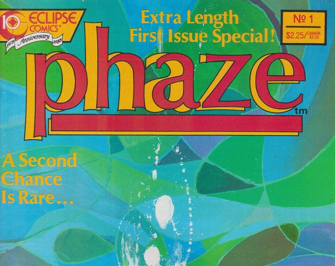 Phaze #1  Extra Length First Issue Special Eclipse Comics April 1988  (Copper Age Comic)