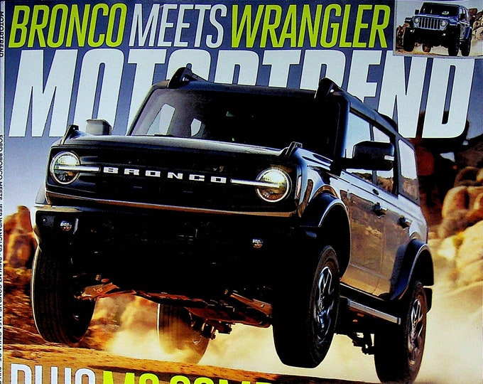 MotorTrend November 2021 Bronco Meets Wrangler, Giulia Quadrifoglio   (Magazine: Automotive, Cars)