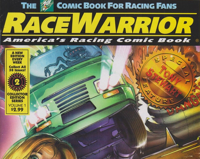 The 7Up Comic Book - Race Warrior Vol. 1 No. 2 Special Feature Tony Stewart  (Comic Book: Race Warrior) 2000