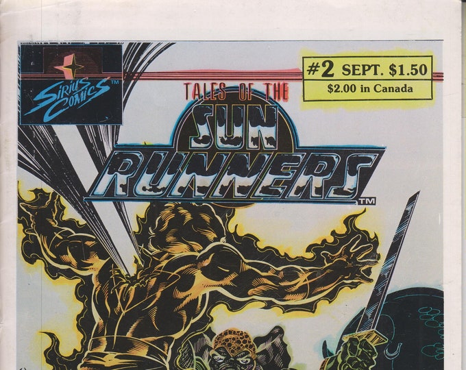 Sirius Comics September 1986 Tales of the Sun Runners Vol. 2 No. 2  Death of a Sun Runner (Copper Age Comic: Sun Runners)