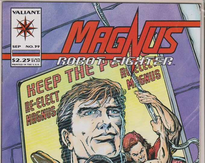 Valiant No. 39 MagNus Robot Fighter  (Comic: MagNus)  1994