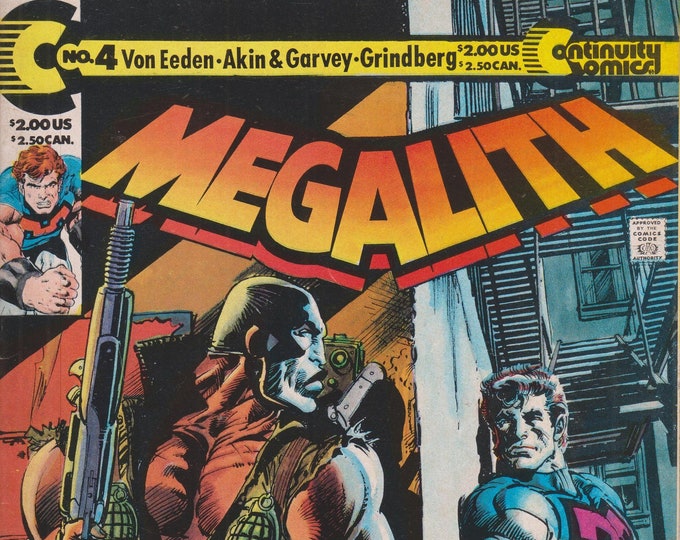 Continuity November 1990 Megalith No 4 The Gun  (Copper Age Comic: Megalith)
