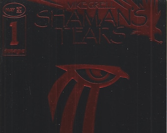 Shaman's Tears  # 1 (Foil Red & Black Cover) Image First Printing May 1993 (Comic: