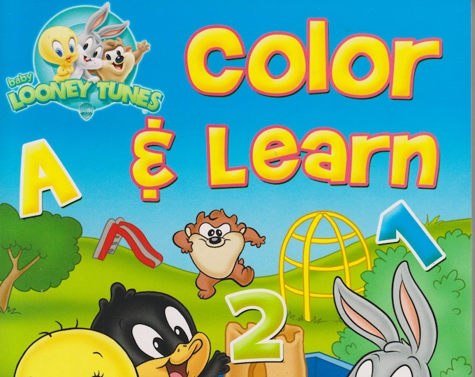 Baby Looney Tunes Color and Learn ABC 123  (Coloring & Activity Book) (Easy Tear-Out Pages) (Softcover: Children's, Educational) 2011