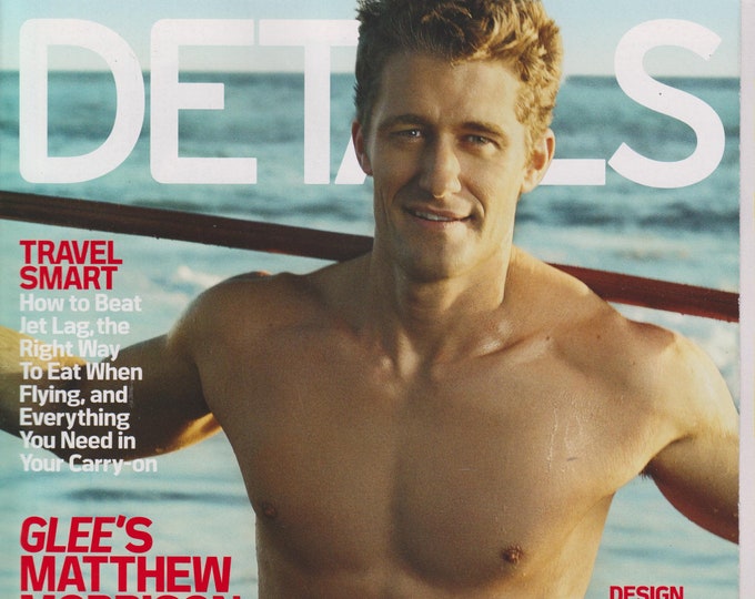 Details December 2010/January 2011  Glee's Matthew Morrison Loses His Sweater Vest  (Magazine: Men's, General Interest)