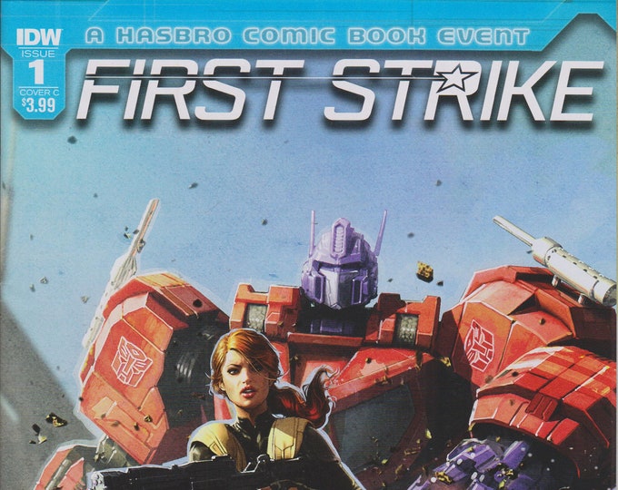 First Strike IDW# 1 Cover C August 2017 First Printing  (Comic: Transformers, GI Joe)