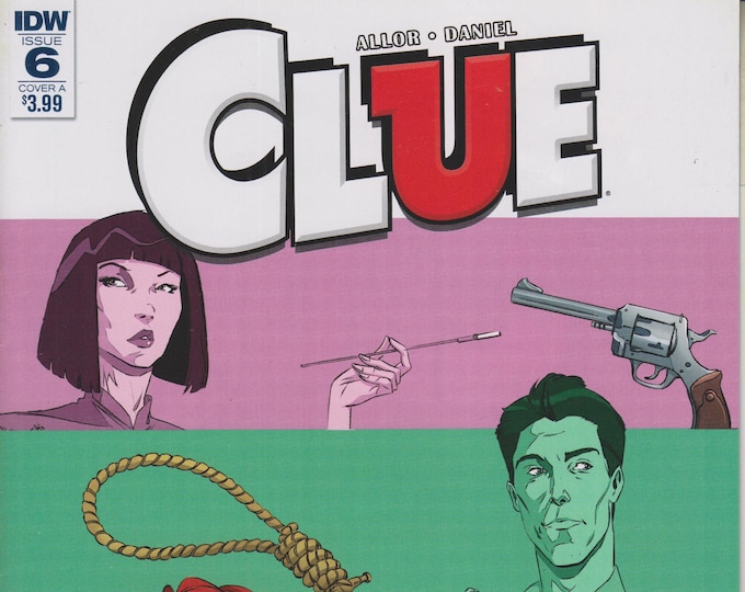 IDW November 2017  Issue 6 Cover A Clue  (Comic: Clue)