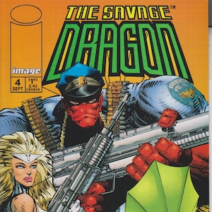Savage Dragon Comic Book: Image #4, September 1993 (Very Good Condition)