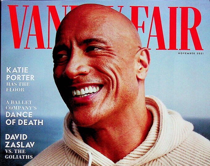 Vanity Fair November 2021 The Passion of Dwayne Johnson   (Magazine: General Interest)