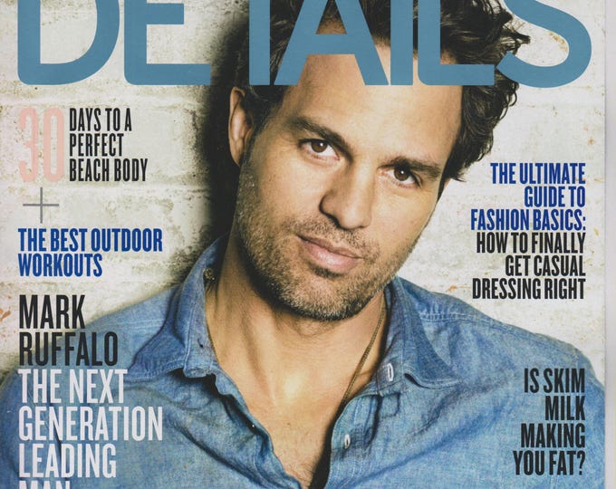 Details May 2011 Mark Ruffalo, Coolest Spas, Perfect Beach Body, Fashion Basics (Magazine: Men's, Lifestyle)
