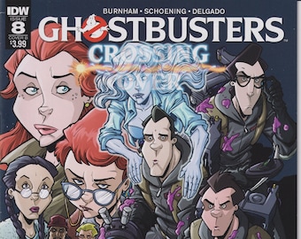 IDW Issue 8 Cover B Ghostbusters Crossing Over October 2018 First Printing (Comic)