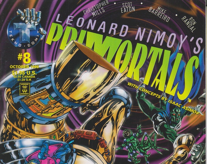 Tekno.com #8 Leonard Nimoy's Primortals  (Comic: Primortals)  1995