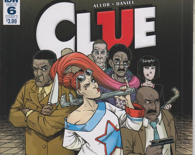 IDW November 2017  Issue 6 Cover C Clue  (Comic: Clue)