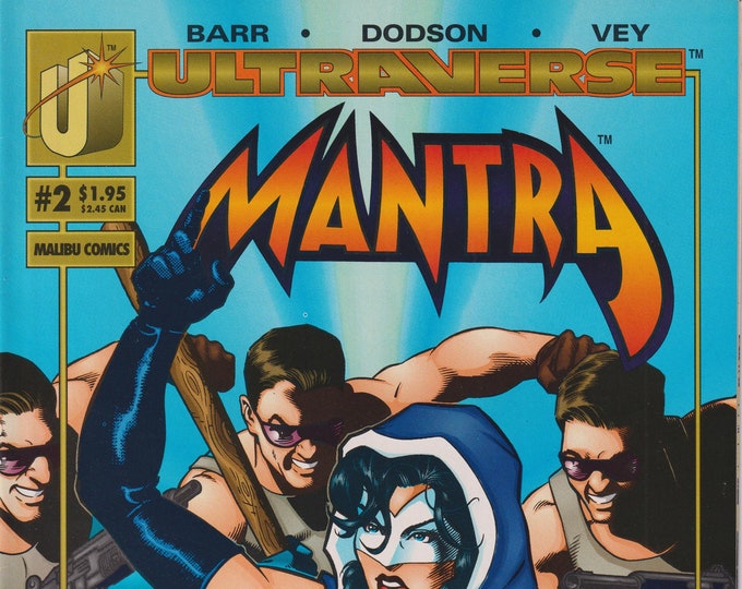 Mantra Malibu #2 August 1993 Ultraverse (Comic:Superhero)