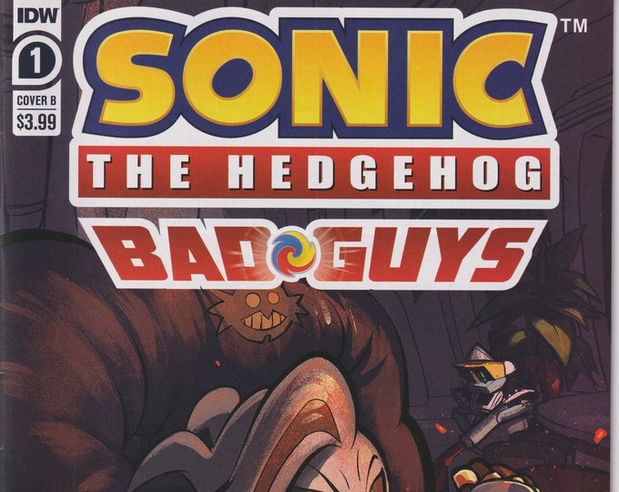 Sonic The Hedgehog Bad Guys IDW #1  Cover B September 2020 First Printing (Comic:  Sonic The Hedgehog)