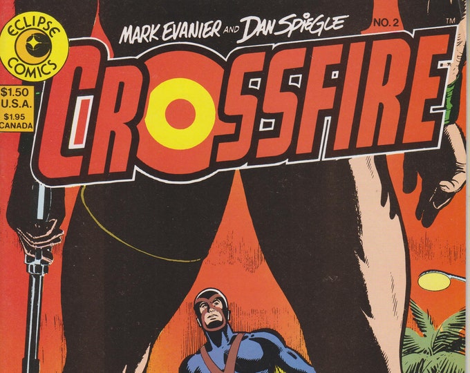 Crossfire No. 2  Eclipse Comics June 1984 (Copper Age Comic: Superhero)