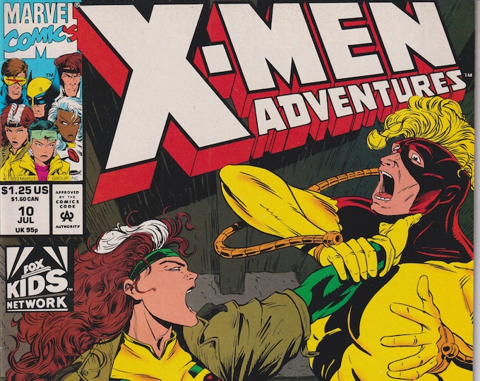 X-Men Adventures #10 Marvel August 1993 Deadly Cure (Comic: Action, Adventure, Sci-Fi, Superheroes)