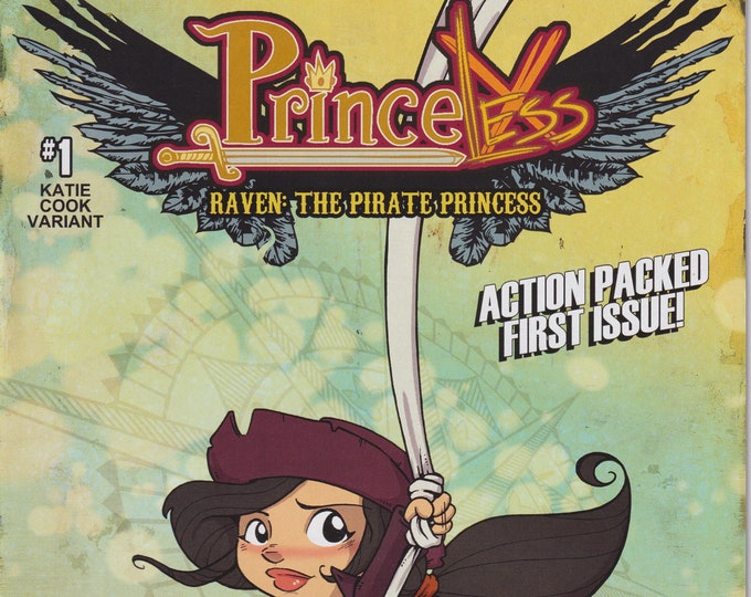 Princeless Raven - The Pirate Princess  Action Lab #1 Variant Cover B July 2015  (Comic: Fantasy, Pirates)