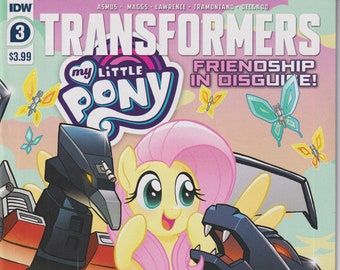 Transformers My Little Pony Friendship In Disguise! #3 IDW October 2020 First Printing (Comic:  My Little Pony, Children's)
